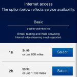 United UA2 SIN SFO: Wifi Price
