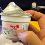 ANA: SIN NRT Premium Ecnonomy Meiji Yogurt