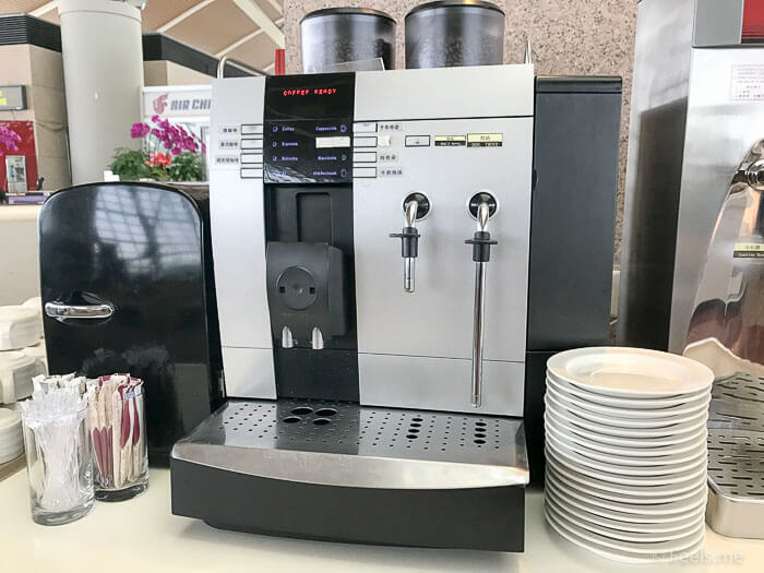 Air China Shanghai T2 Star Alliance Lounge Coffee machine