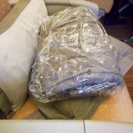 SQ SIN CAN Economy Class Pillow and Blanket