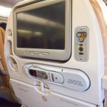 SQ SIN CAN Economy Class Entertainment Systen & USB