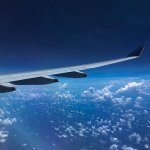 SQ SIN CAN Economy Class Clear blue sky