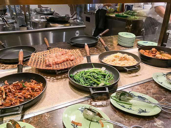 Hyatt Regency Kinabalu Breakfast Fried Rice and Rice Noodle