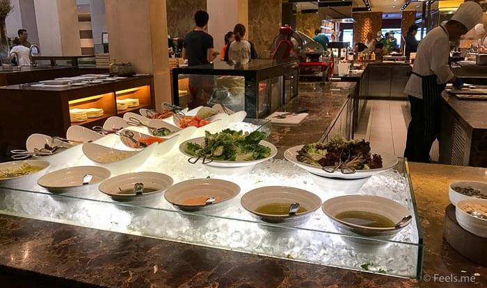 Hyatt Regency Kinabalu Breakfast Salad Bar