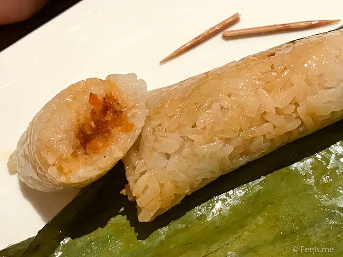Hyatt Regency Kinabalu Breakfast Lemang with Shrimp