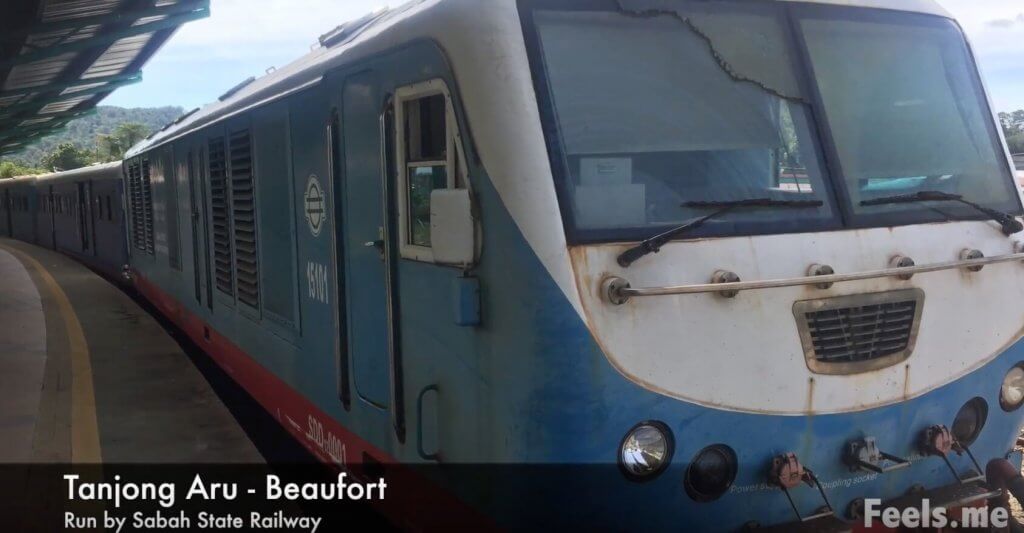 Like a Local Train Ride Video from Tanjong Aru Kota Kinabalu to Beaufort