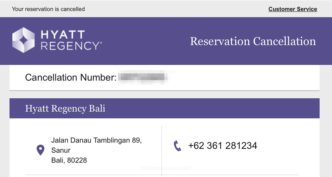 Hyatt Regency Bali Cancellation Dec 2018 003